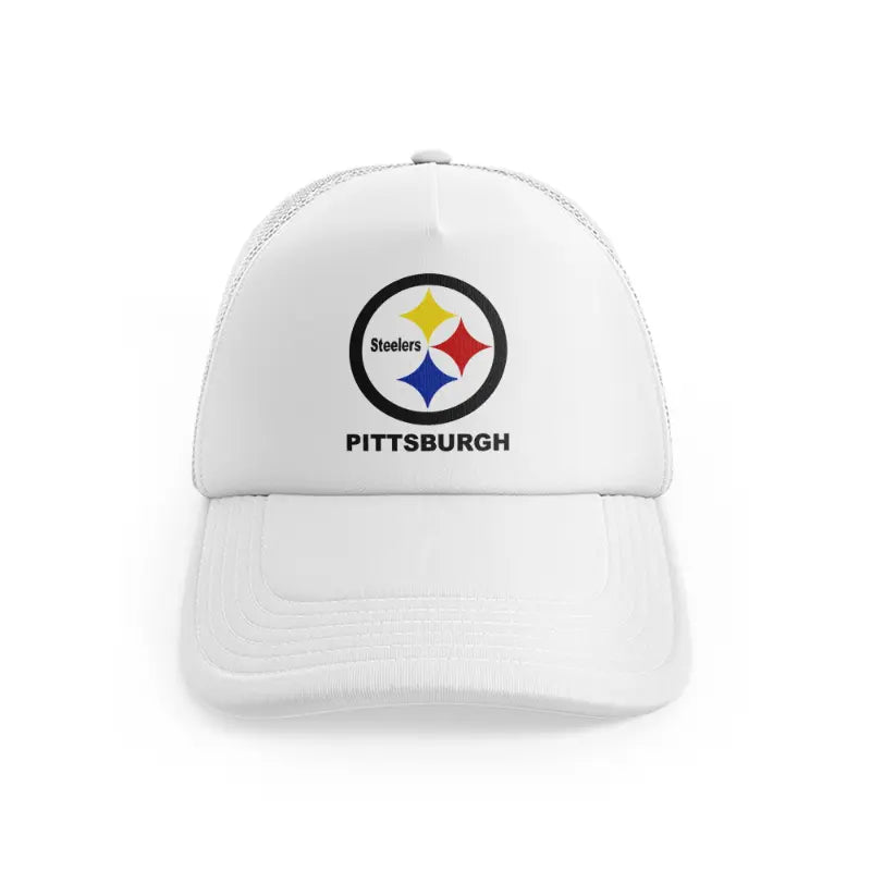 Pittsburgh Steelers Black Badgewhitefront-view