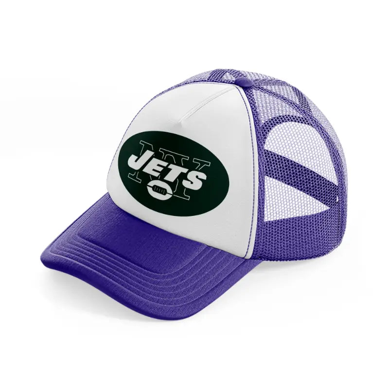 new york jets supporter-purple-trucker-hat