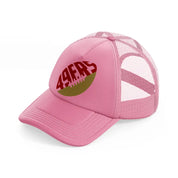 49ers gridiron football ball-pink-trucker-hat