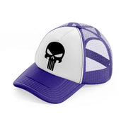 skull black-purple-trucker-hat
