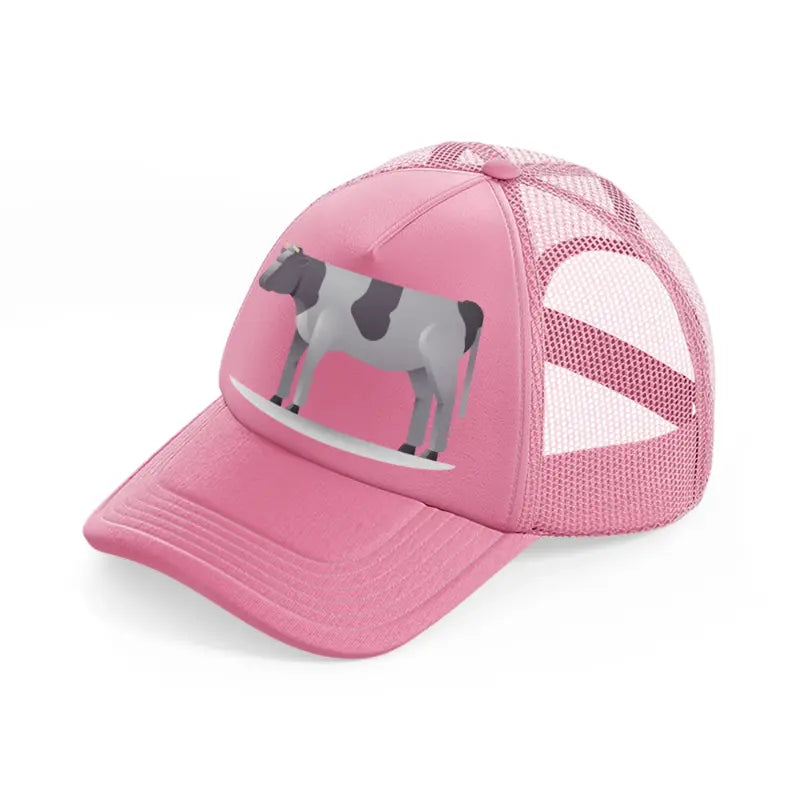 037-cow-pink-trucker-hat