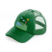 golf field river-green-trucker-hat