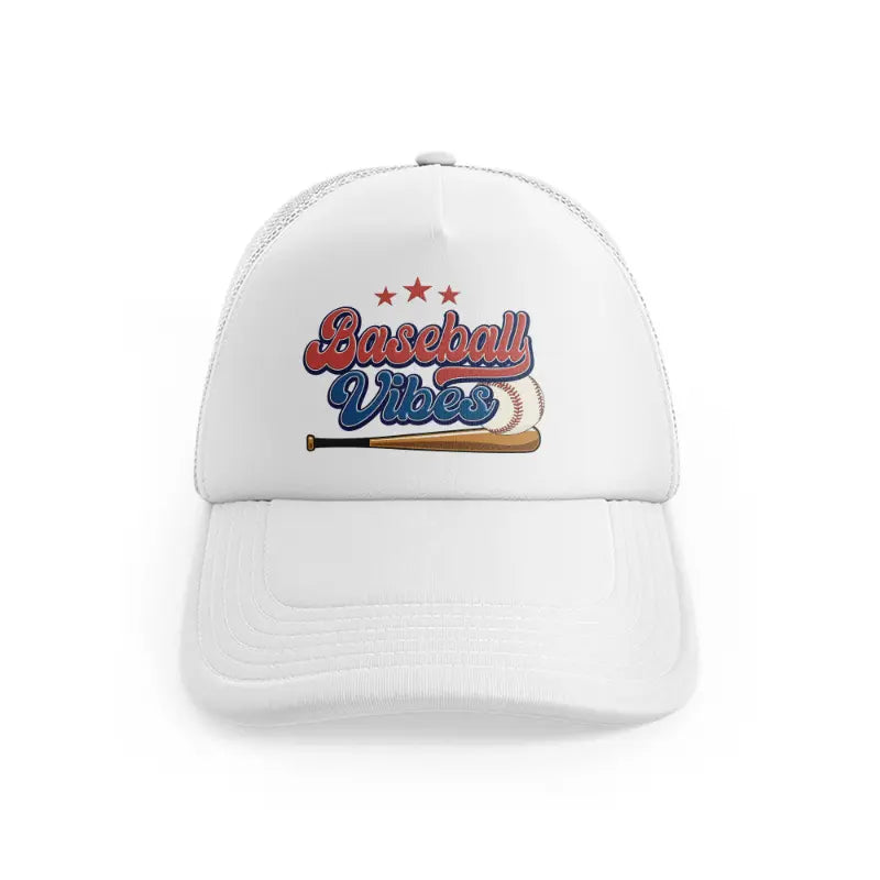 Baseball Vibes Redwhitefront-view