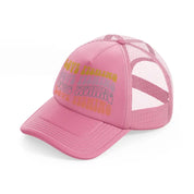 love fishing wavey-pink-trucker-hat