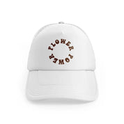 retro elements 112 white trucker hat