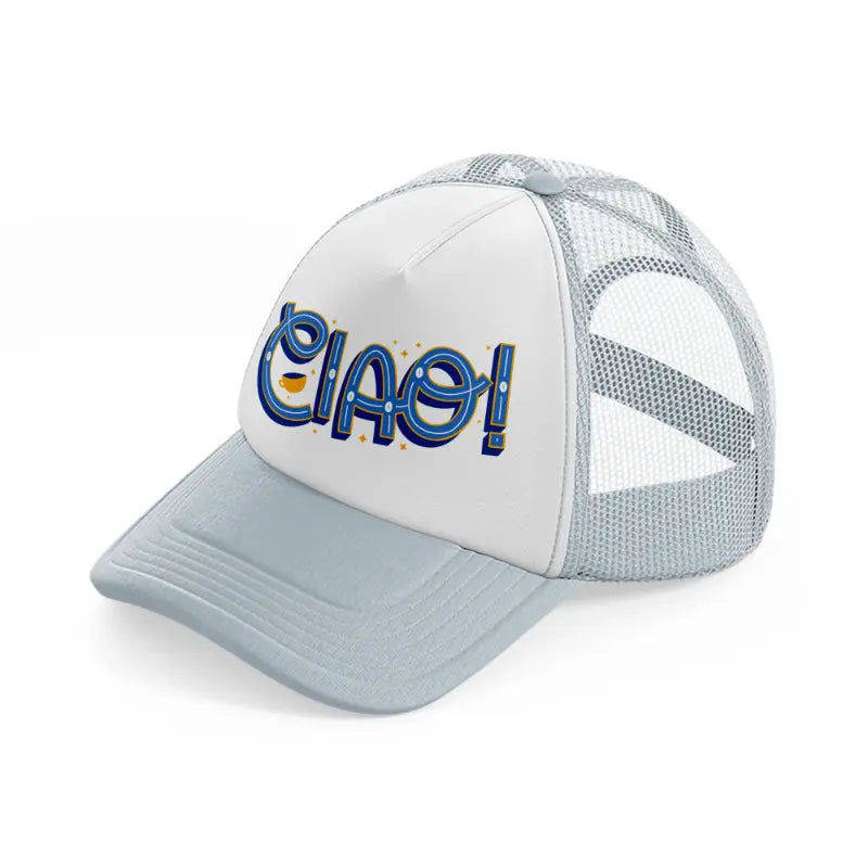 modern ciao-grey-trucker-hat