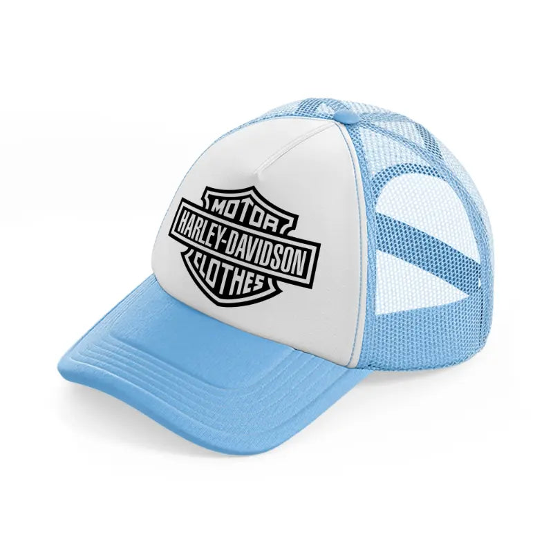 harley-davidson motor clothes-sky-blue-trucker-hat