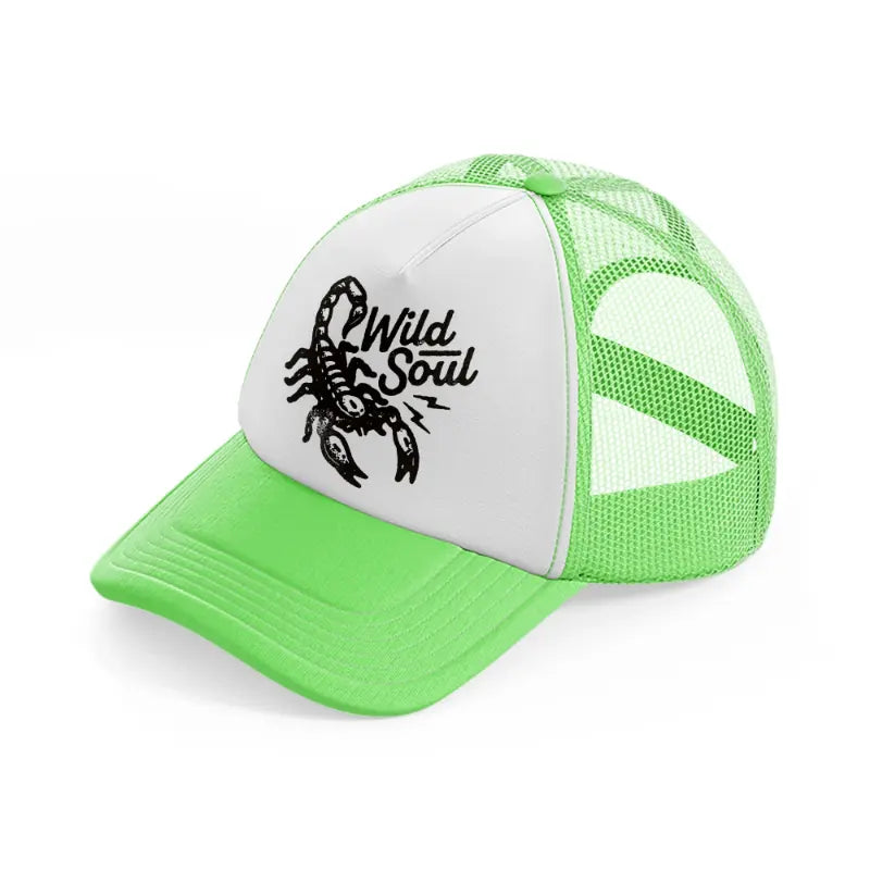 wild soul-lime-green-trucker-hat