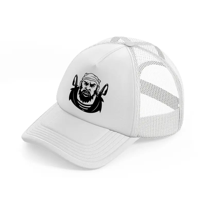 crew pirate-white-trucker-hat