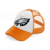 philadelphia eagles emblem-orange-trucker-hat