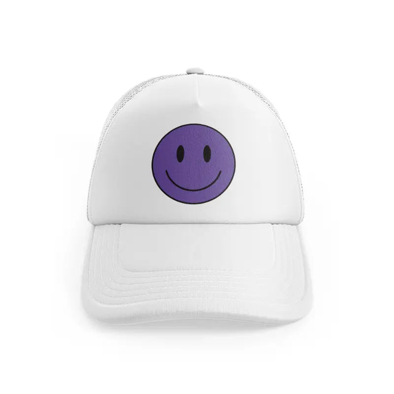 Happy Face Purplewhitefront-view