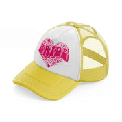 21 yellow trucker hat