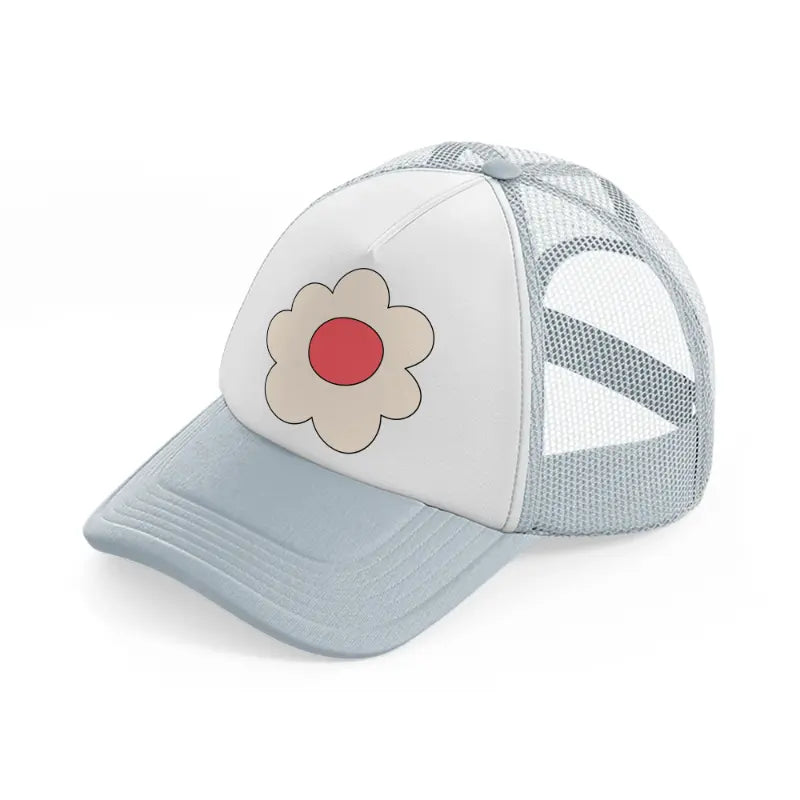 floral elements-44-grey-trucker-hat