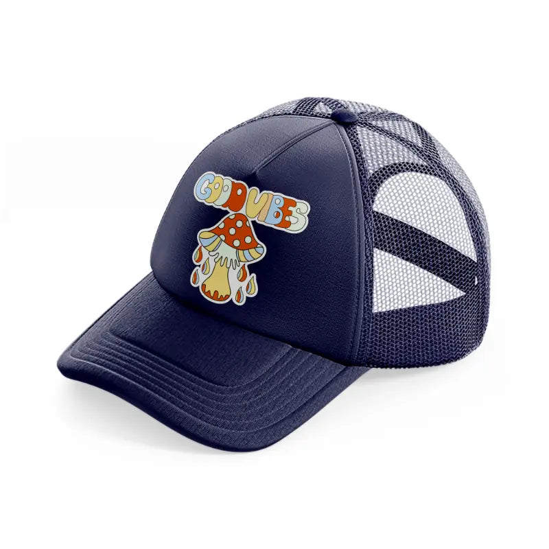 groovysticker 02 navy blue trucker hat