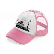 soul reaper-pink-and-white-trucker-hat