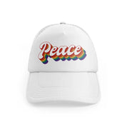 peace-white-trucker-hat