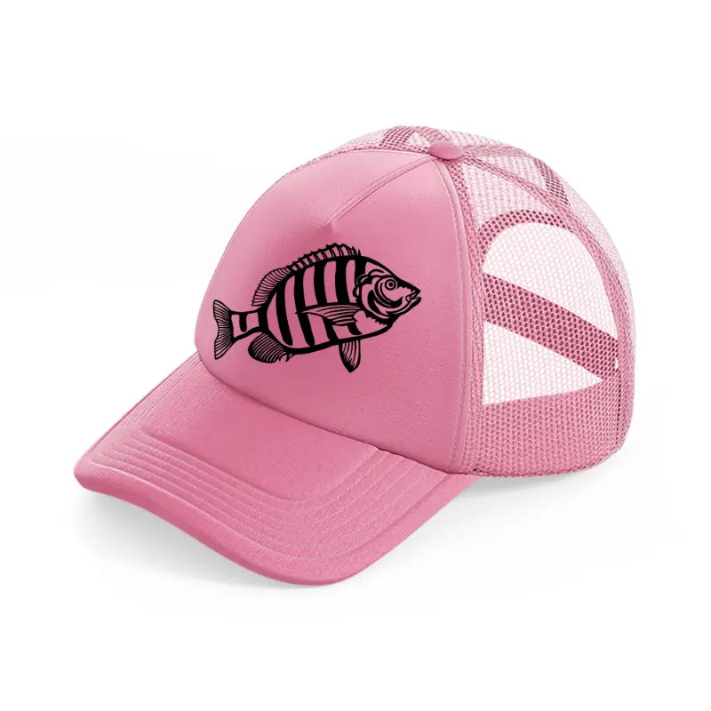 dory fish-pink-trucker-hat