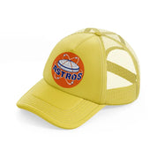 astros stadium-gold-trucker-hat
