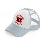 cincinnati bengals circle-grey-trucker-hat