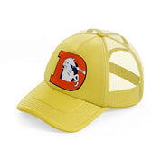 d from denver-gold-trucker-hat