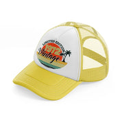 limited edition 1972 vintage-yellow-trucker-hat