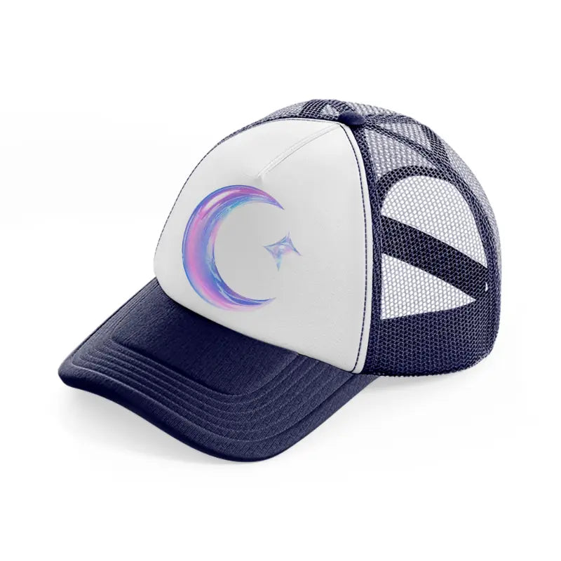 Navy - White