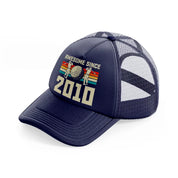 awesome since 2010-navy-blue-trucker-hat
