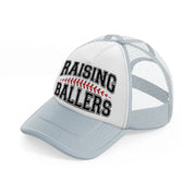 raising ballers-grey-trucker-hat