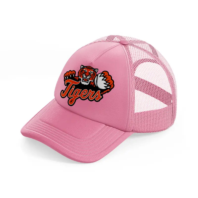 detroit tigers supporter-pink-trucker-hat