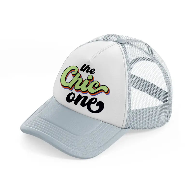 the chic one-grey-trucker-hat