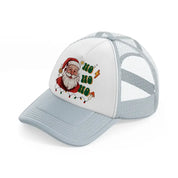ho ho ho with santa-grey-trucker-hat