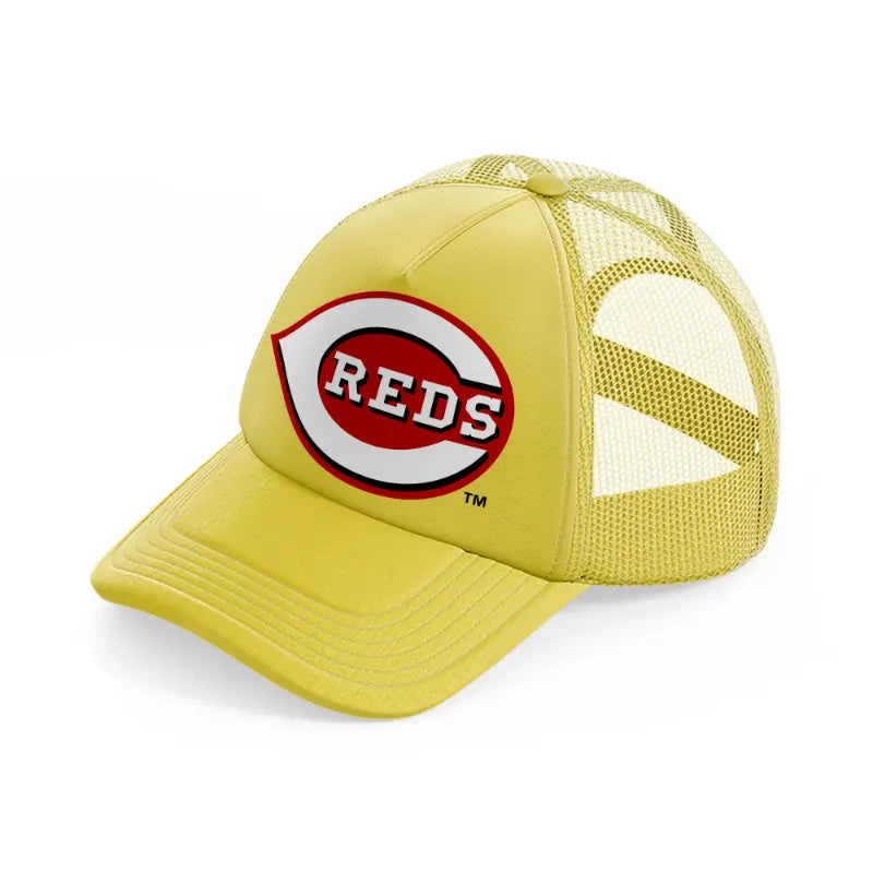 cincinnati reds-gold-trucker-hat