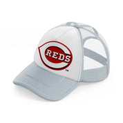 cincinnati reds-grey-trucker-hat