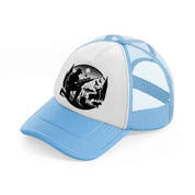 hunter rifle-sky-blue-trucker-hat