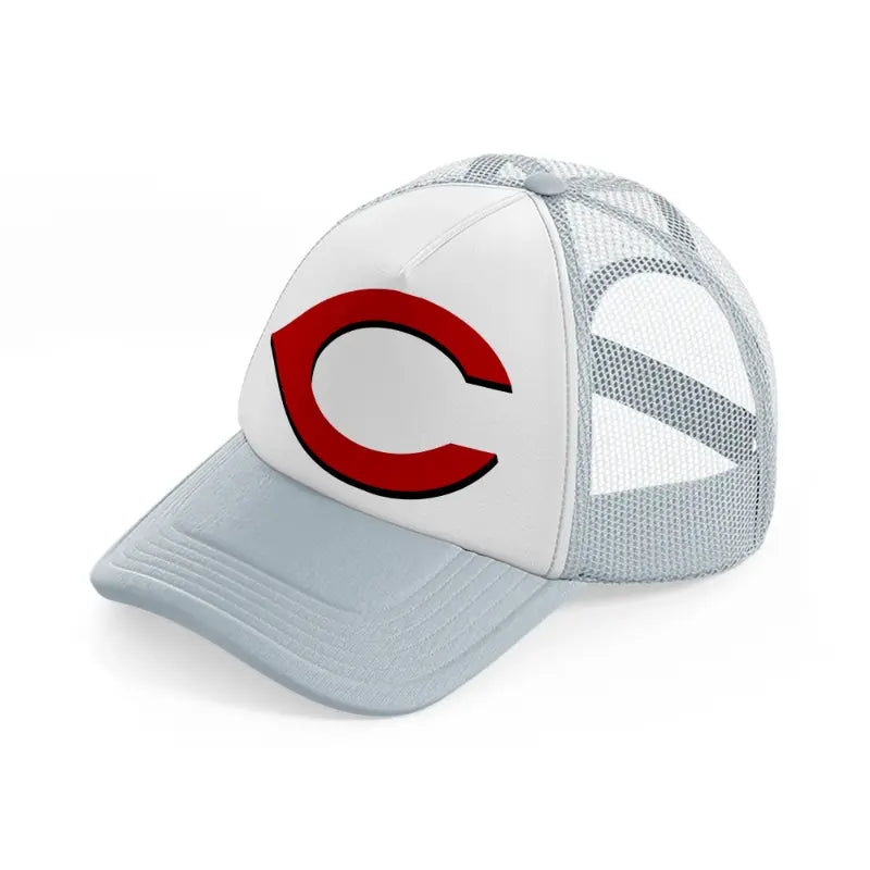 c from cincinnati grey trucker hat