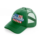 colorado flag-green-trucker-hat