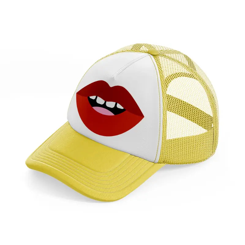 groovy-60s-retro-clipart-transparent-26-yellow-trucker-hat