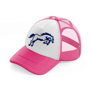 indianapolis colts emblem-neon-pink-trucker-hat