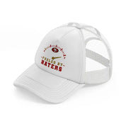 49ers fueled by haters-white-trucker-hat