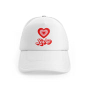 retro heart love-white-trucker-hat