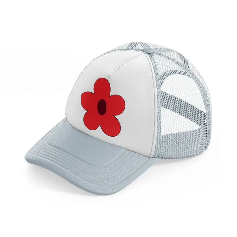 floral elements-41-grey-trucker-hat