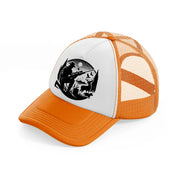 hunter rifle-orange-trucker-hat