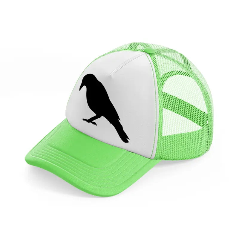 raven-lime-green-trucker-hat