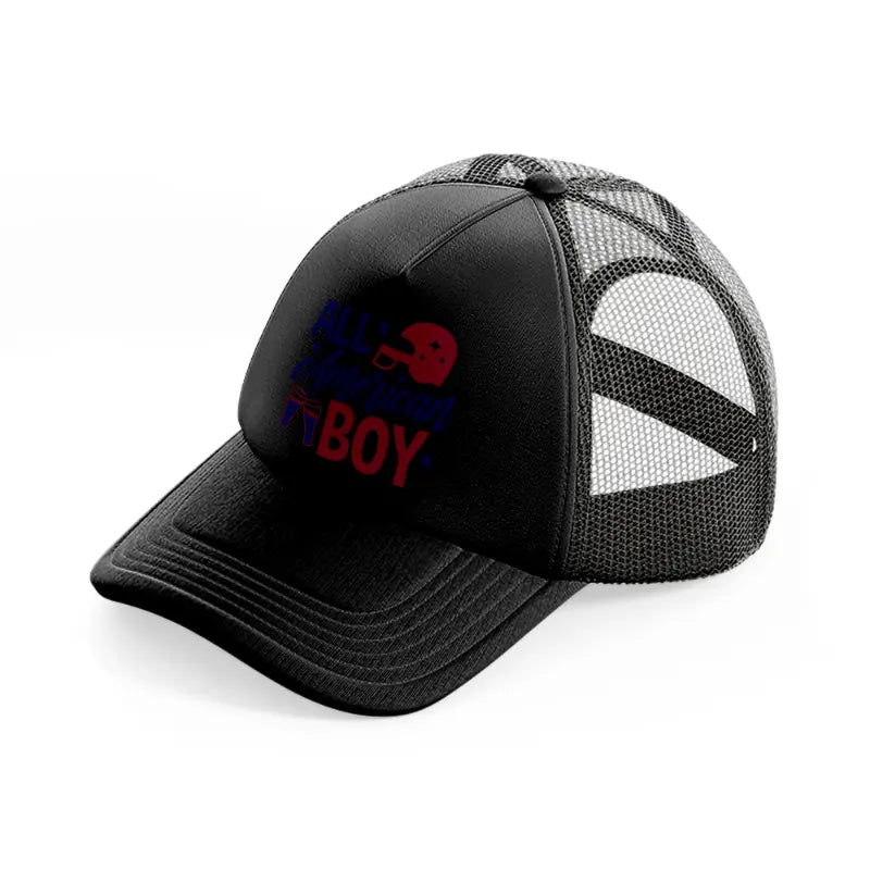 all american boy-01-black-trucker-hat