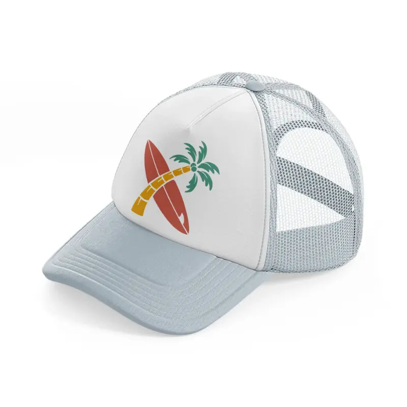 summer surf club-grey-trucker-hat