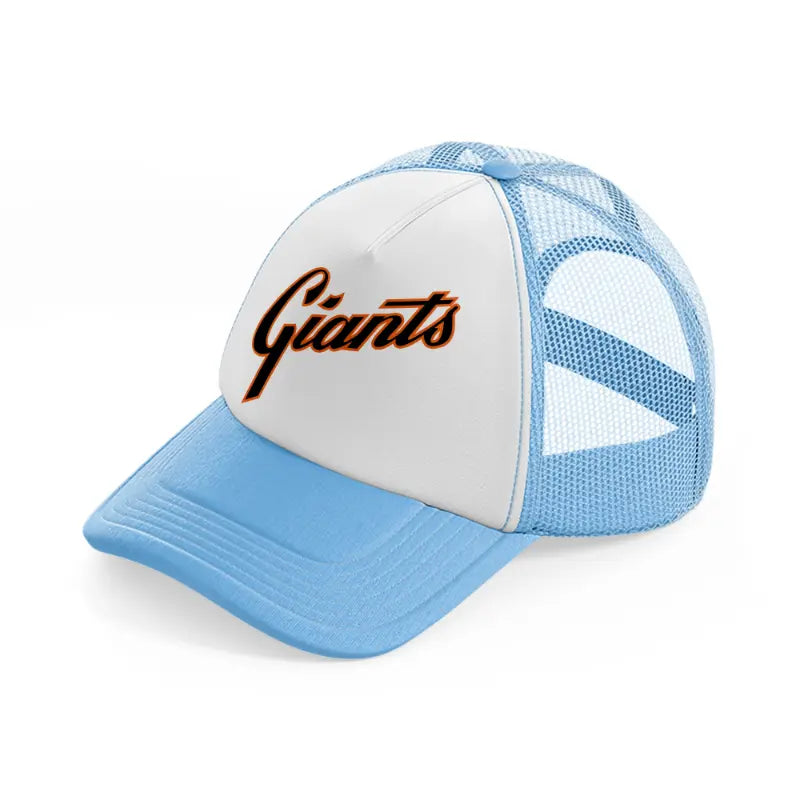 giants fan-sky-blue-trucker-hat