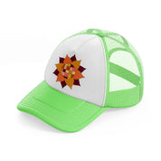 floral elements-15-lime-green-trucker-hat