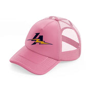 los angeles chargers lover-pink-trucker-hat
