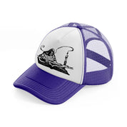 soul reaper-purple-trucker-hat