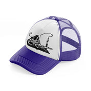 soul reaper purple trucker hat